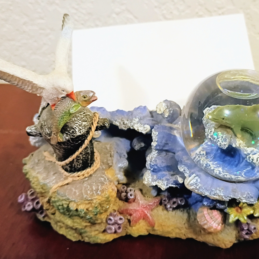 Ocean Scene Ceramic Paperweight